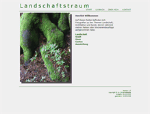 Tablet Screenshot of landschaftstraum.de